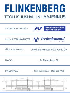 Flinkenberg raudoitetehdas - teollisuushallin laajennus